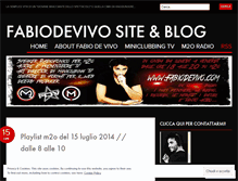 Tablet Screenshot of fabiodevivo.com